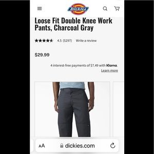 NWT, Dickies Work Pants